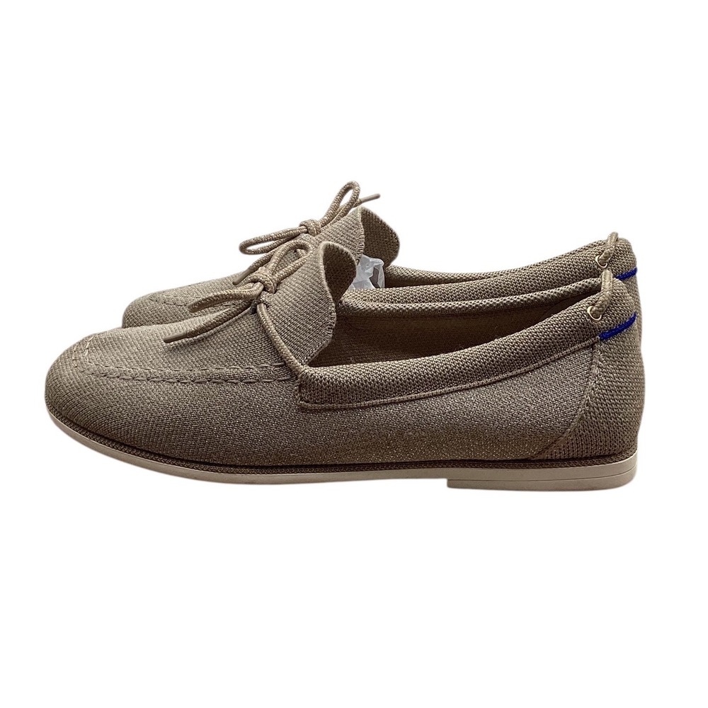 Rothy's Knit Moccasin Loafers in Taupe - Picture 3 of 9